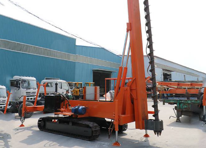 液壓變速光伏打樁機(jī)