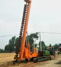 長螺旋打樁機(jī)的準(zhǔn)備工作