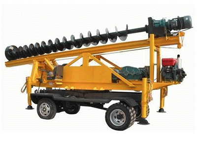 小型螺旋打樁機(jī)作用