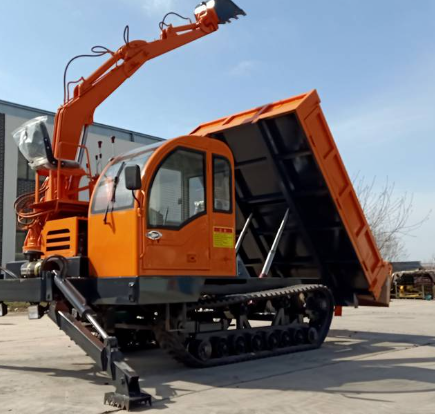 履帶運(yùn)輸車(chē)自備隨車(chē)挖一體