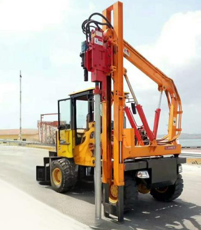 護(hù)欄打樁機(jī)操作問題