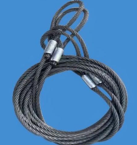 蜘蛛吊鋼絲繩的繞制方法