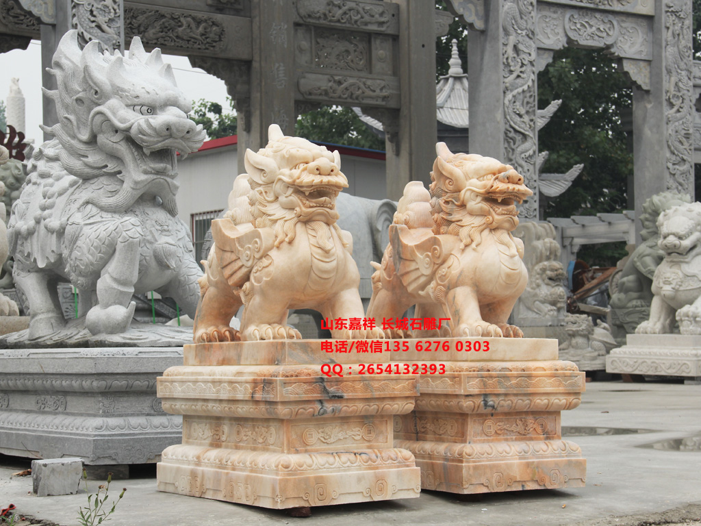 點擊查看詳細(xì)信息<br>標(biāo)題：石貔貅擺放大門口圖片 閱讀次數(shù)：0